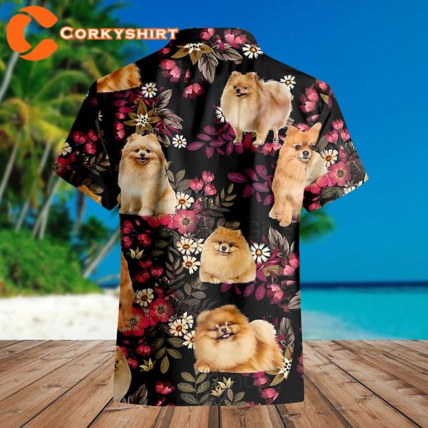 Pomeranian Hawaii Dog Aloha Pomeranian Lover Hawaiian Shirt