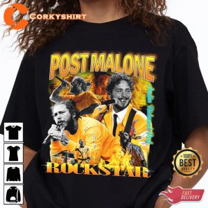 Post Malone Posty Rap Crewneck Unisex Music T-Shirt