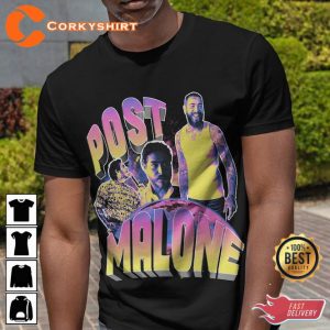 Posty Malone Pop Music Concert Trending Streetwear Fashion T-Shirt