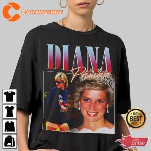Princess Diana Vintage Gift For Fan T-Shirt