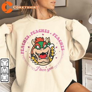 Princess Peach Super Mario Mushroom Kingdom T-shirt