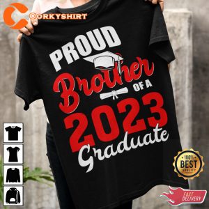Proud Brother Of graduate 2023 graduation T-Shirt