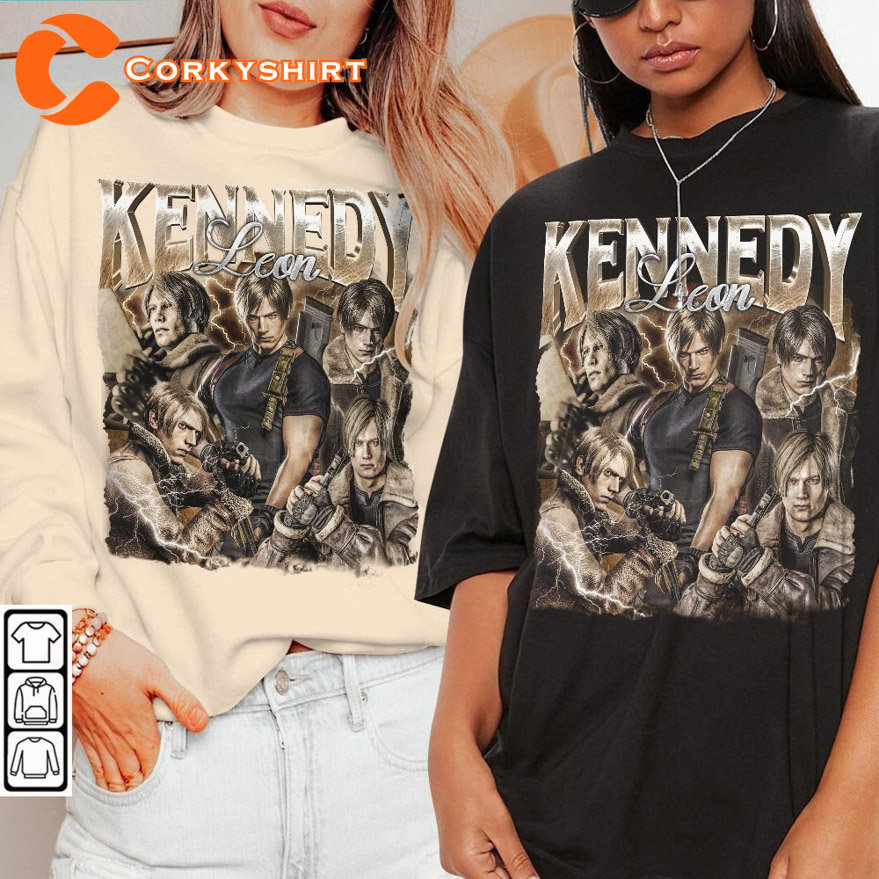 Leon Kennedy Resident Evil Re4 Unisex T-shirt - Corkyshirt