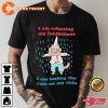 Release Your Inhibitions Cat Quote Unisex t-shirt