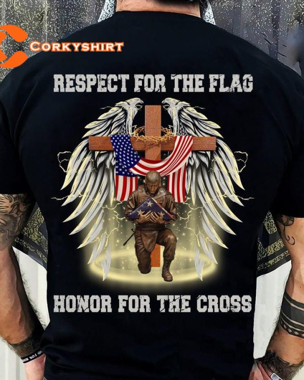 Respect For The Flag Honor For The Cross Classic T-Shirt