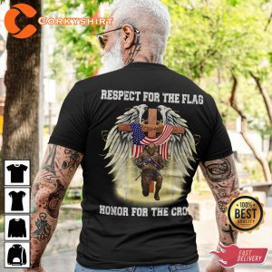 Respect For The Flag Honor For The Cross Classic T-Shirt1