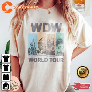 Retro Wdw World Tour Shirt Disney World Shirt Disney 2