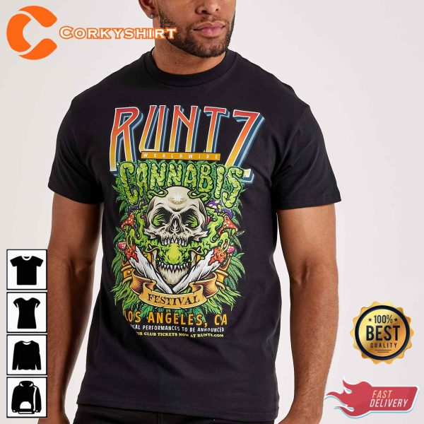 Runt7 World Wide Cannabis Music Festival Shirt Best Gift For Passionate Fans