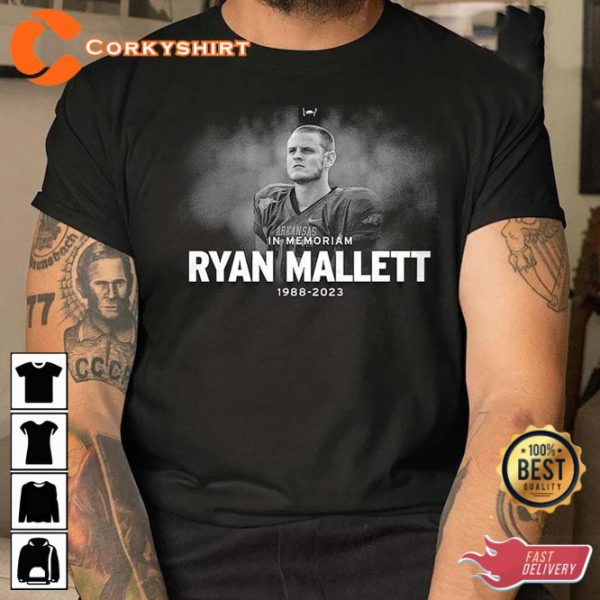 Ryan Mallett Rip 1988-2023 Memorial T-shirt