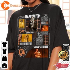 Sam Smith Music The Tour Concert GLORIA Tee Shirt Anniversary Gift3
