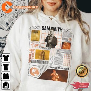 Sam Smith Music The Tour Concert GLORIA Tee Shirt Anniversary Gift4