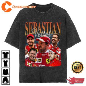 Sebastian Vettel Formula Racing F1 T-shirt Best Gift For Fans