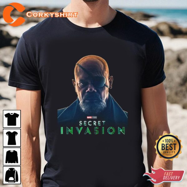 Secret Invasion Shirt Nick Fury Marvel 2023 T-Shirt