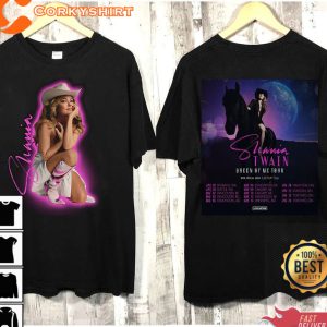 Shania Twain Queen Of Me Tour 2023 Best T-Shirt For Fans Concert Gift