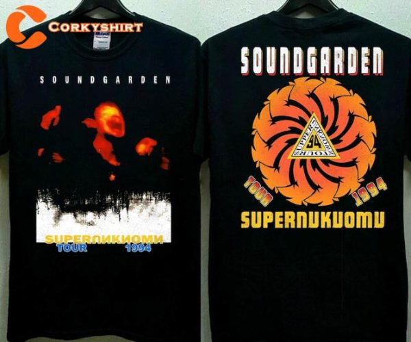 Soundgarden Superunknown Tour 1994 90s Music Concert Shirt For Fans