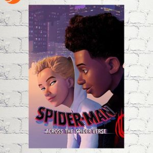 Spider Gwen & Spider Miles Across The Spider-Verse Movie 2023 Poster