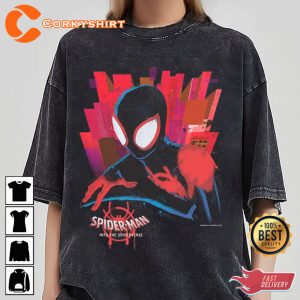 Mile Morales Spider-Man Into the Spider-Verse T-Shirt Gift For Spidey Fans