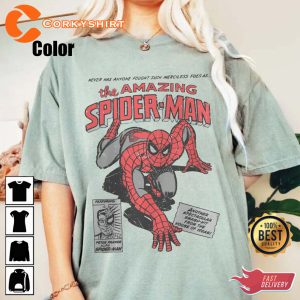 The Amazing Spider-Man Spider-Verse Cosmic Style T-Shirt Design