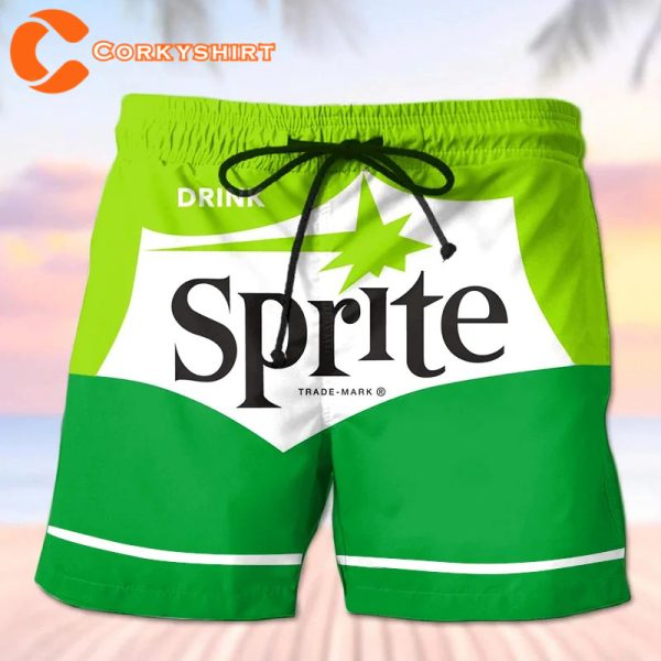 Sprite Summer Hawaiian  Shorts