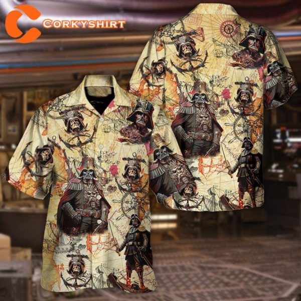 Starwars Darth Vader Pirates Summer Hawaiian Shirt