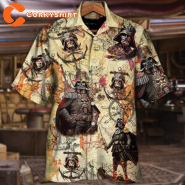 Starwars Darth Vader Pirates Summer Hawaiian Shirt