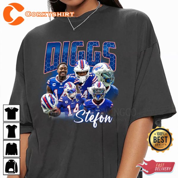 Stefon Diggs Buffalo Bills NFL Diggsy T-shirt