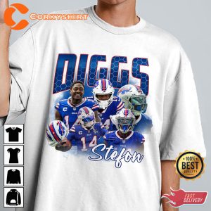 Stefon Diggs Buffalo Bills NFL Diggsy T-shirt