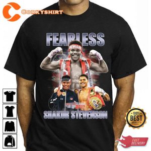 Stevenson WBC World Champions Fearless Shakur Stevenson T-Shirt