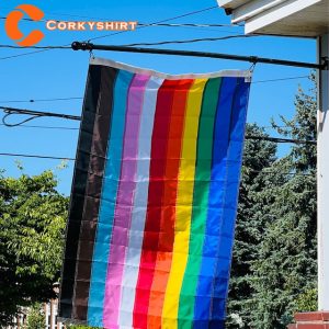 Stripe fully Inclusive Rainbow Flag