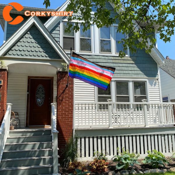 Stripe fully Inclusive Rainbow Flag