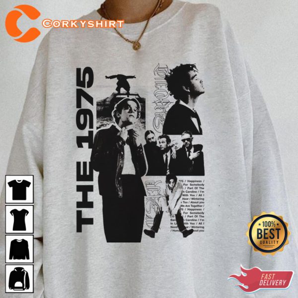 The 1975 Rock Band Music Concert Fan Gift T-shirt