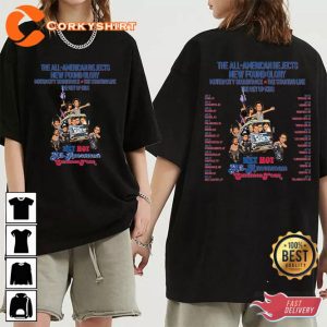 The All-American Rejects Newfound Glory 2023 Wet Hot Summer Tour Shirt3