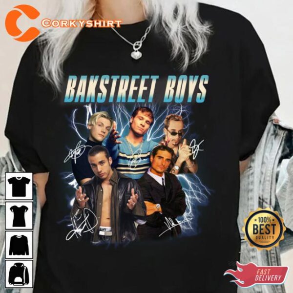 The Backstreet Boys Music Band Vintage 90s T-Shirt