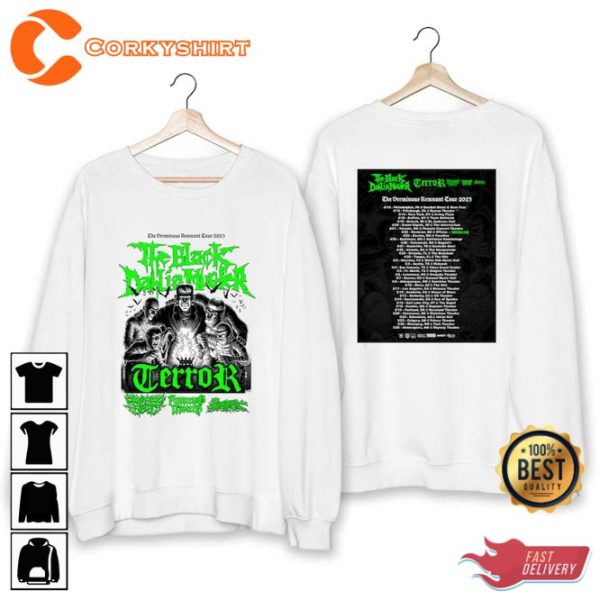 The Black Dahlia Murder 2023 Tour Verminous Remnant Fan Shirt Concert Gift