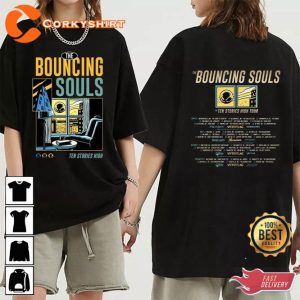 The Bouncing Souls 2023 Ten Stories High Tour Band Fan Shirt Concert Gift