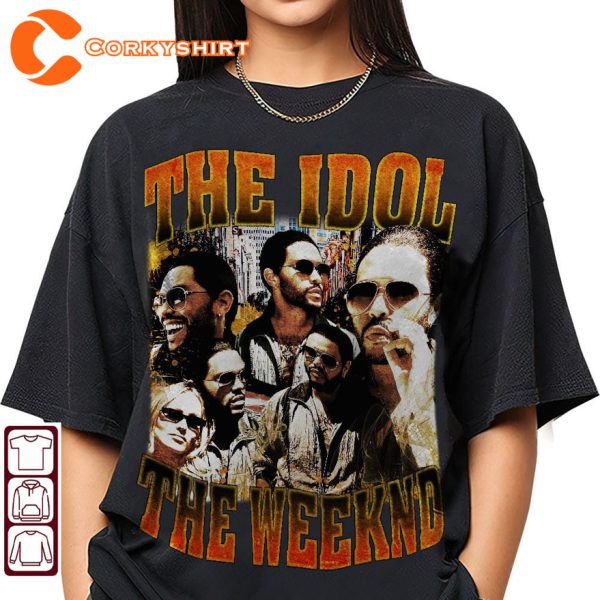 The Idol The Weeknd Movie Fan Vintage 90s T-shirt