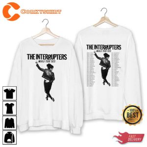 The Interrupters 2023 World Tour Rock Band Fan Shirt Best Gift For Passionate Fans3