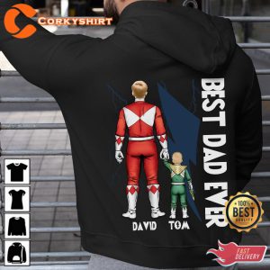 The Legend Dad And Children Personalized Best Dad Ever T-Shirt