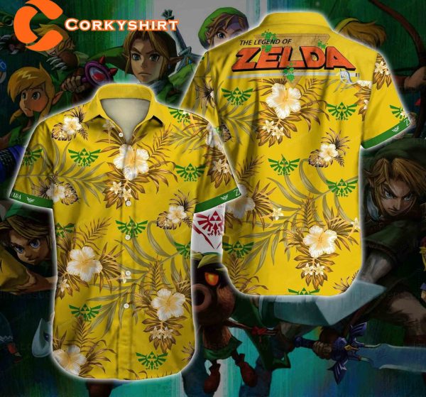 The Legend Of Zelda Hawaiian Shirt The Legend Shirt