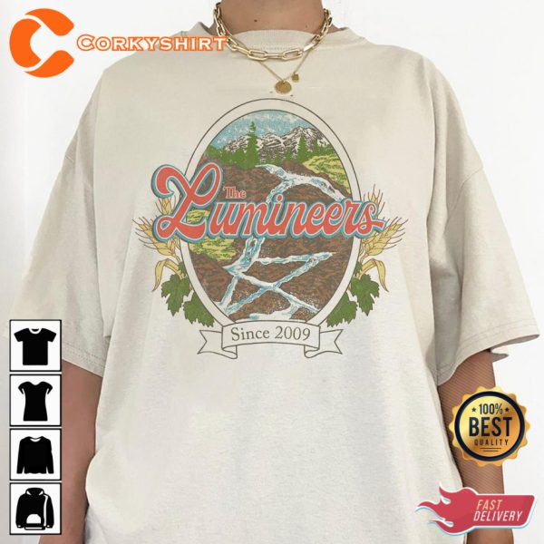 The Lumineers Tour Music Concert Fan Gift T-shirt