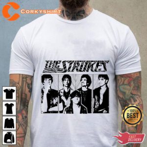 The Strokes Rock Band FATHERDAY T-Shirt
