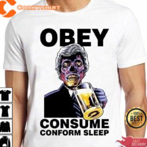 They Live Obey Consume Beer T-Shirt
