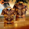 Tiger Fresh Green Tropical Tiger Hawaii Aloha Designed T-Shirt