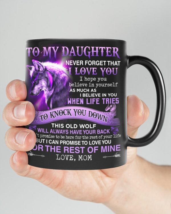 To my Daughter Never Forget That I Love You Coffee Mug