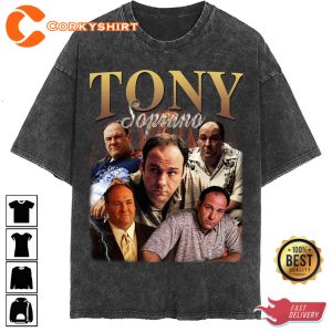 Tony Soprano The Sopranos Movie Vintage T-shirt