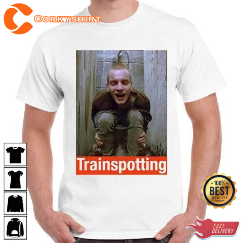 Trainspotting Ewan McGregor T-Shirt - Corkyshirt