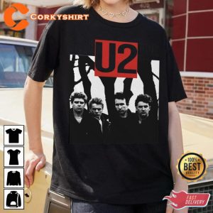 U2 Rock n Roll Unisex 2023 Tour Concert T-Shirt