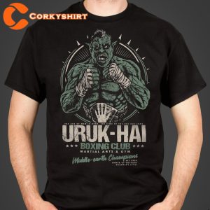 Uruk HAI  Boxing Club The Lord of The Rings Inspired T-Shirt