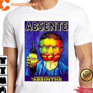 Van Gogh Funny Vintage Absinthe Vincent T-Shirt