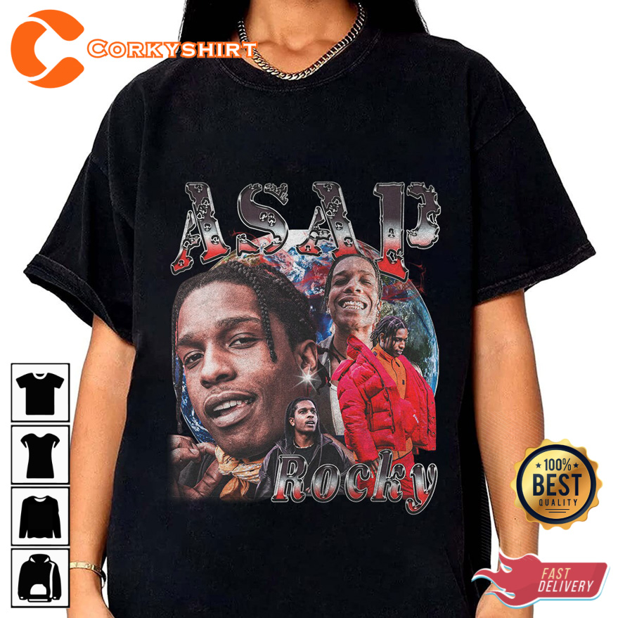 Vintage Asap Rocky Shirt Retro Asap Rocky Fan Shirt Asap